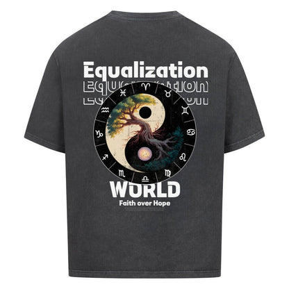 Equalization - Cosmic Flow Oversize Shirt - Lunaura
