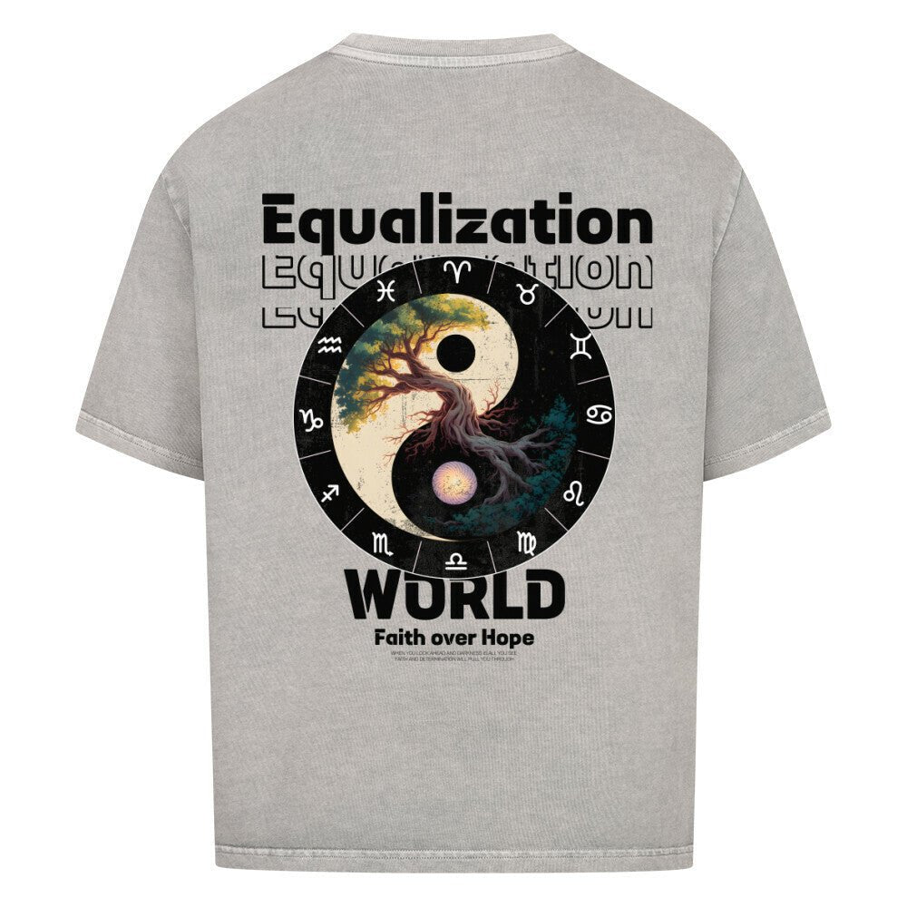 Equalization - Cosmic Flow Oversize Shirt - Lunaura