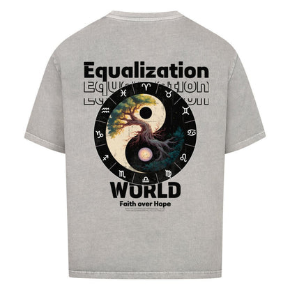 Equalization - Cosmic Flow Oversize Shirt - Lunaura