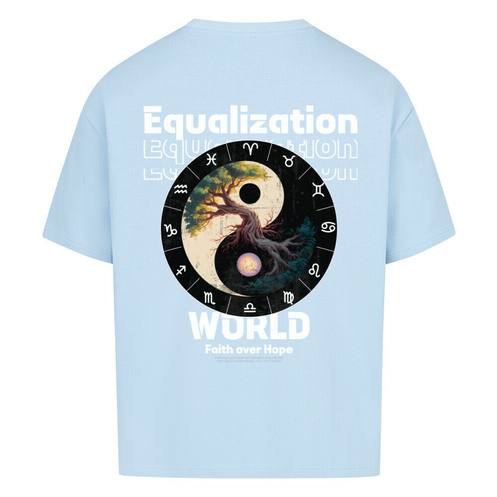 Equalization - Cosmic Flow Oversize Shirt - Lunaura
