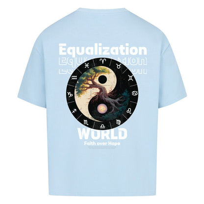 Equalization - Cosmic Flow Oversize Shirt - Lunaura