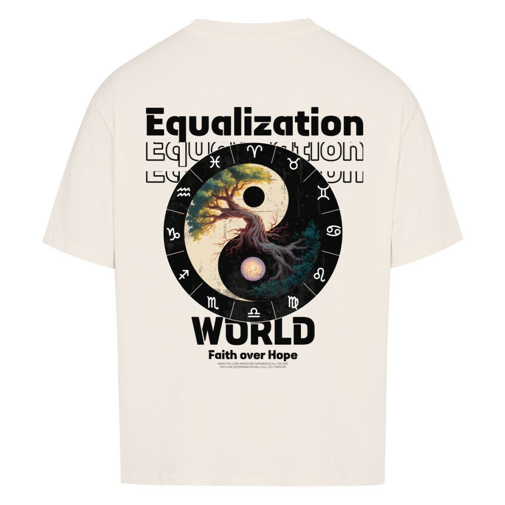 Equalization - Cosmic Flow Oversize Shirt - Lunaura