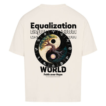 Equalization - Cosmic Flow Oversize Shirt - Lunaura
