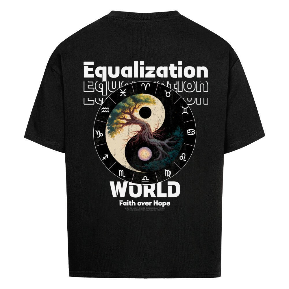 Equalization - Cosmic Flow Oversize Shirt - Lunaura