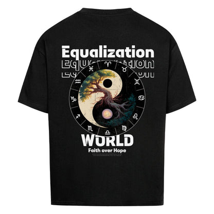 Equalization - Cosmic Flow Oversize Shirt - Lunaura