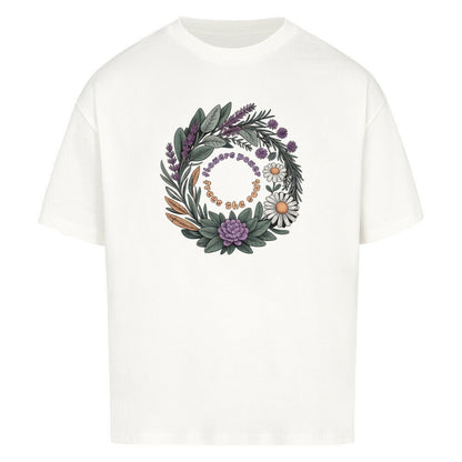 Flower Power - Cosmic Flow Oversize Shirt - Lunaura