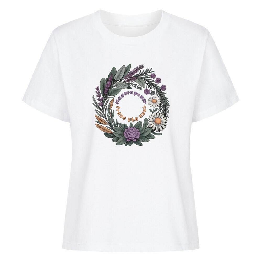 Flower Power - SoulFit Organic Women Shirt - Lunaura