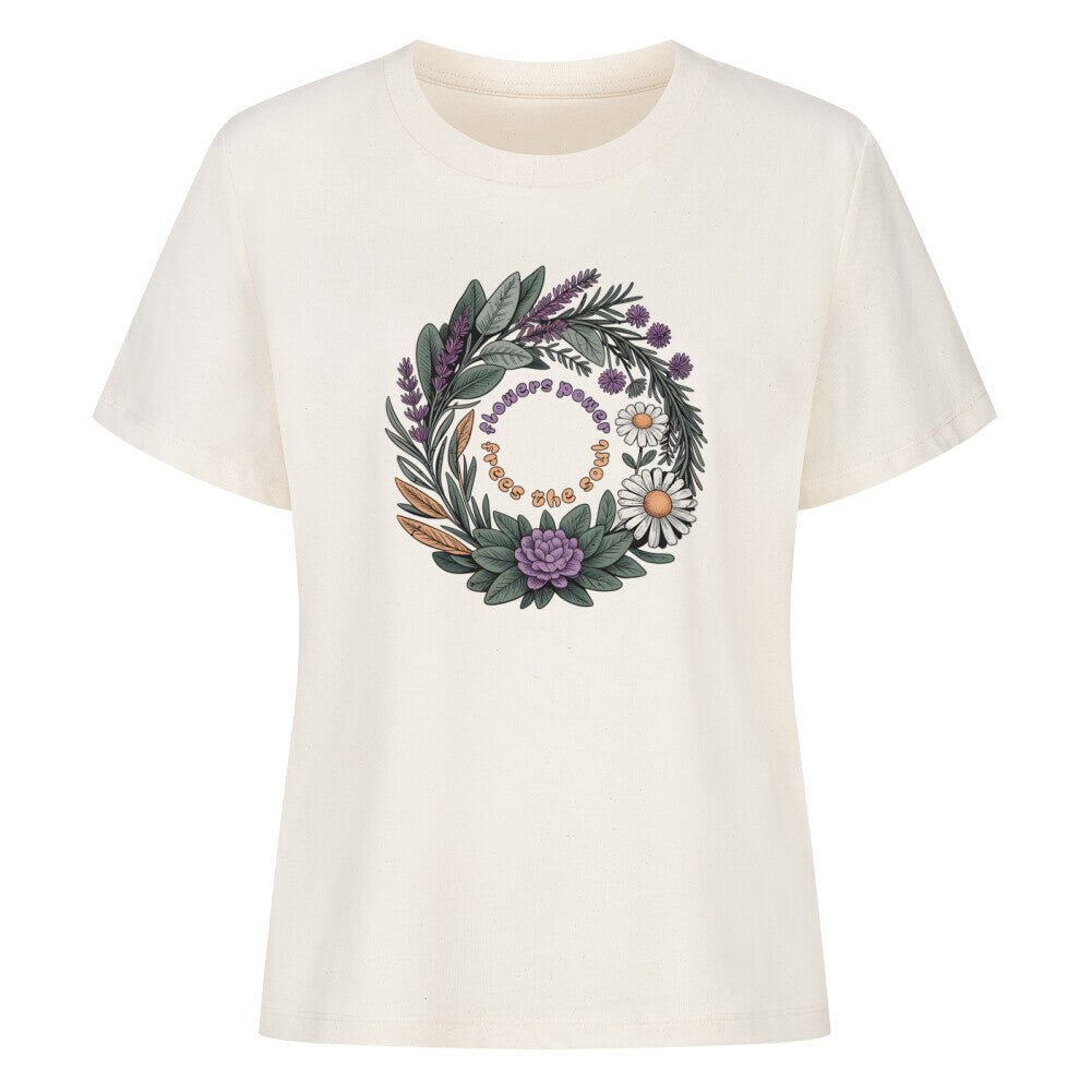 Flower Power - SoulFit Organic Women Shirt - Lunaura