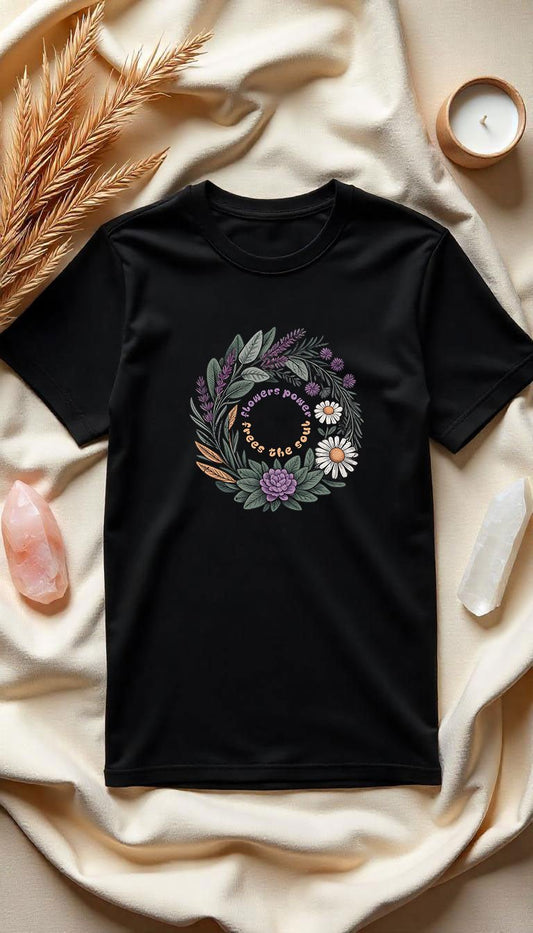 Flower Power - Unisex Organic T-Shirt - Lunaura