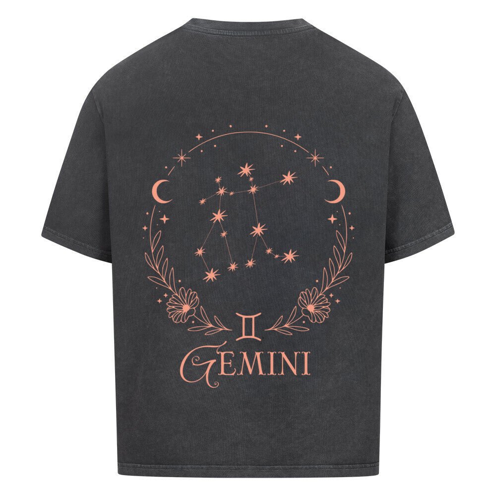 Gemini - Zwilling Cosmic Flow Oversize Shirt - Lunaura