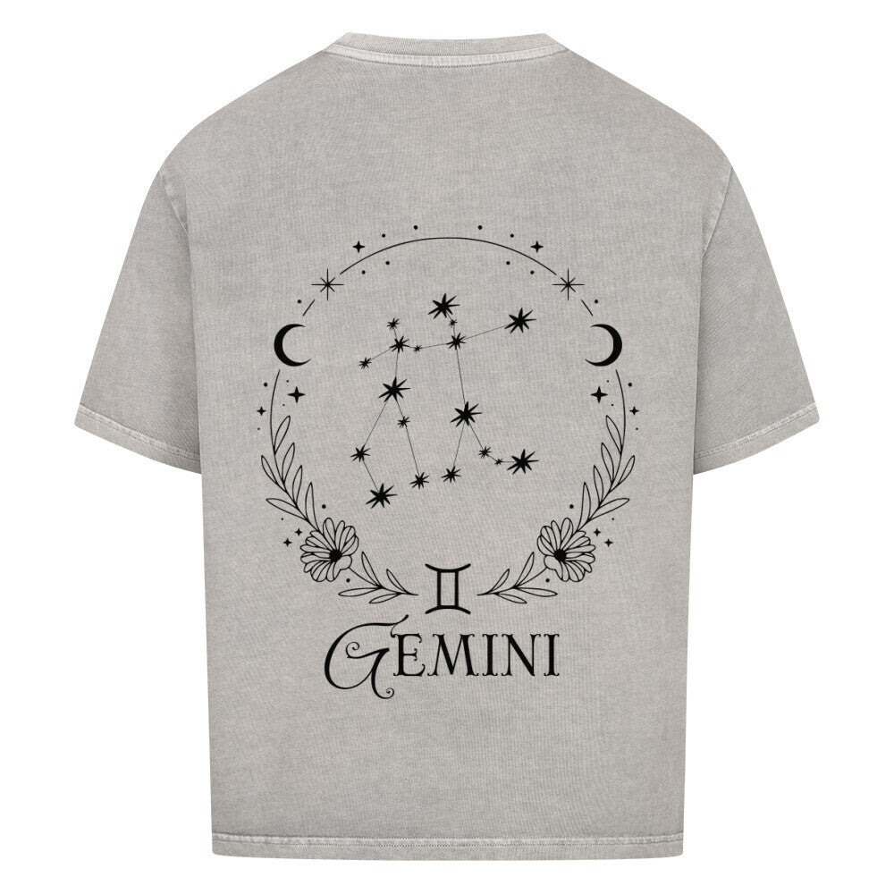Gemini - Zwilling Cosmic Flow Oversize Shirt - Lunaura