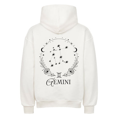 Gemini - Zwilling Shadow Shell Oversize Hoodie - Lunaura