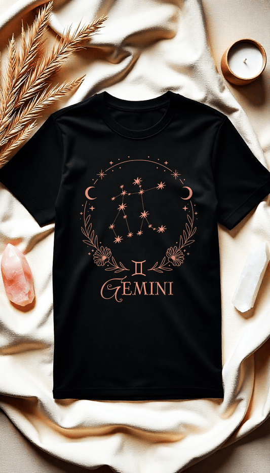 Gemini - Zwilling Unisex Organic T-Shirt - Lunaura