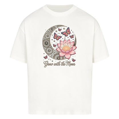 Grow with the Moon - Cosmic Flow Oversize Shirt - Lunaura