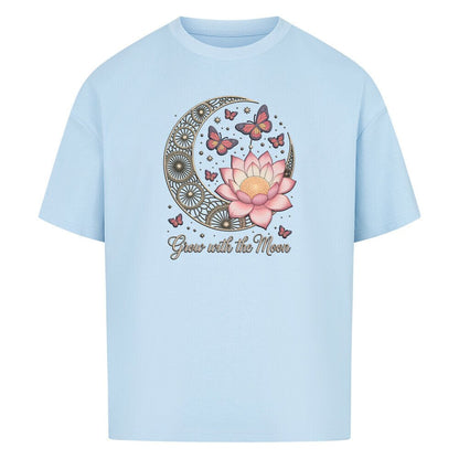 Grow with the Moon - Cosmic Flow Oversize Shirt - Lunaura