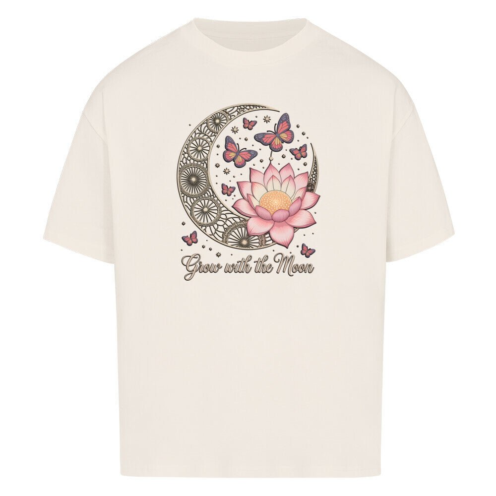 Grow with the Moon - Cosmic Flow Oversize Shirt - Lunaura