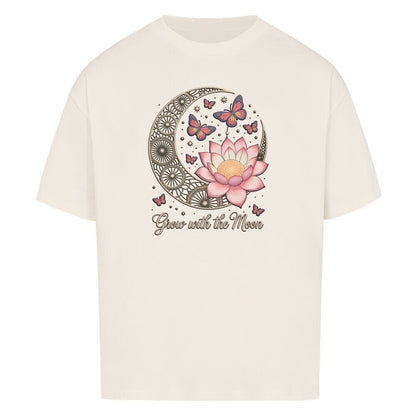 Grow with the Moon - Cosmic Flow Oversize Shirt - Lunaura