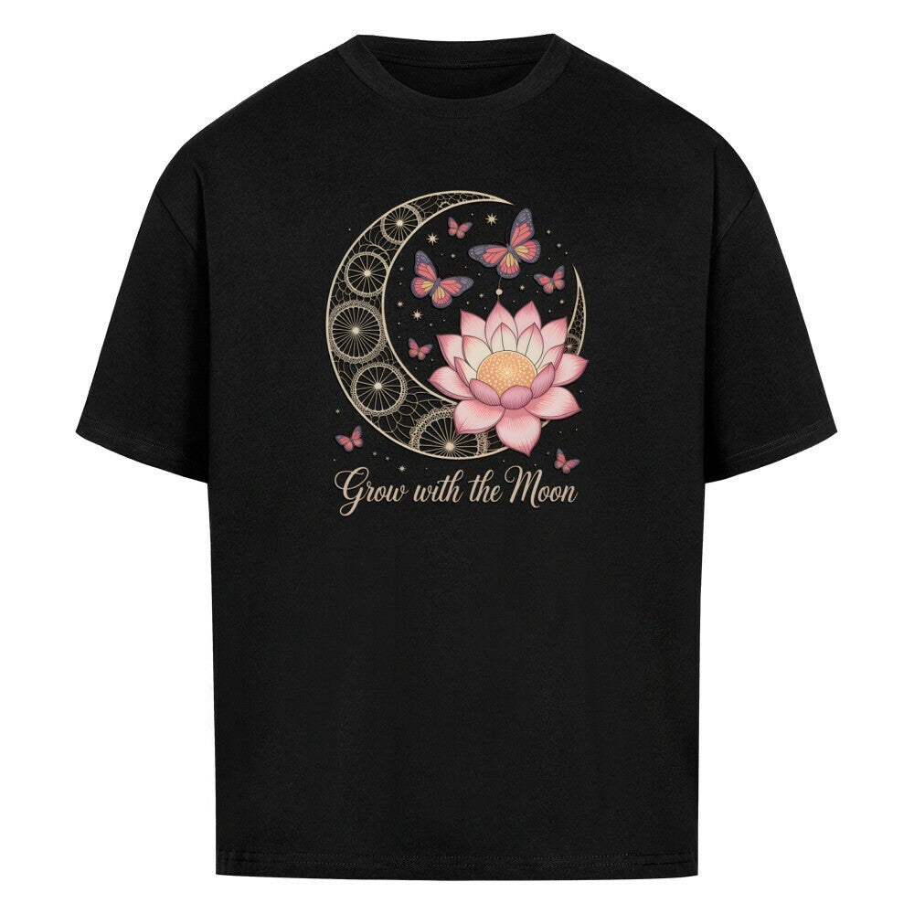 Grow with the Moon - Cosmic Flow Oversize Shirt - Lunaura