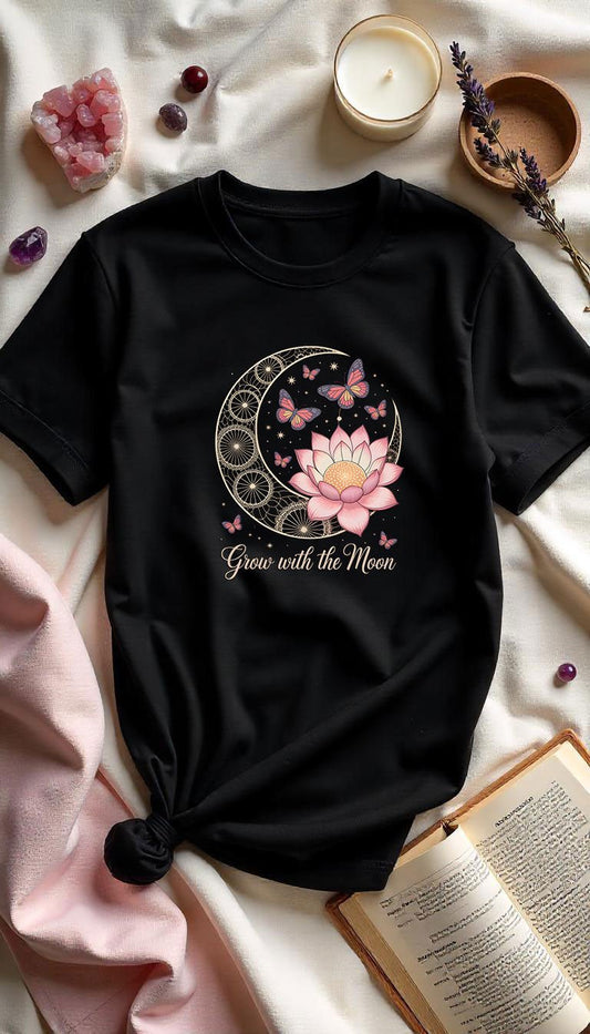 Grow with the Moon - SoulFit Organic Women Shirt - Lunaura