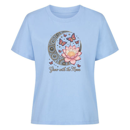 Grow with the Moon - SoulFit Organic Women Shirt - Lunaura