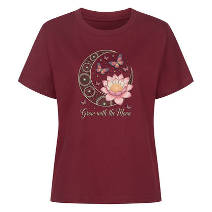 Grow with the Moon - SoulFit Organic Women Shirt - Lunaura