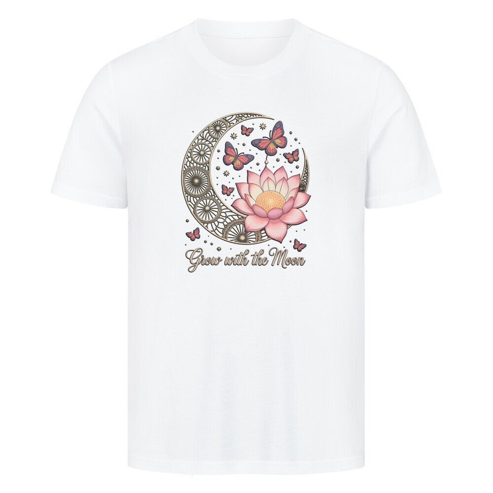 Grow with the Moon - Unisex Organic T-Shirt - Lunaura