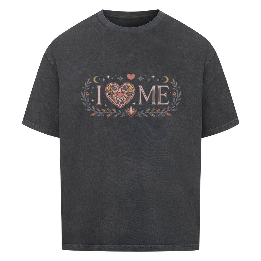 I LOVE ME - Cosmic Flow Oversize Shirt - Lunaura