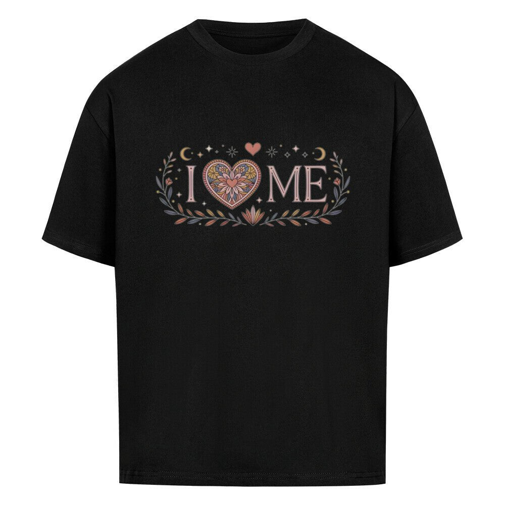 I LOVE ME - Cosmic Flow Oversize Shirt - Lunaura