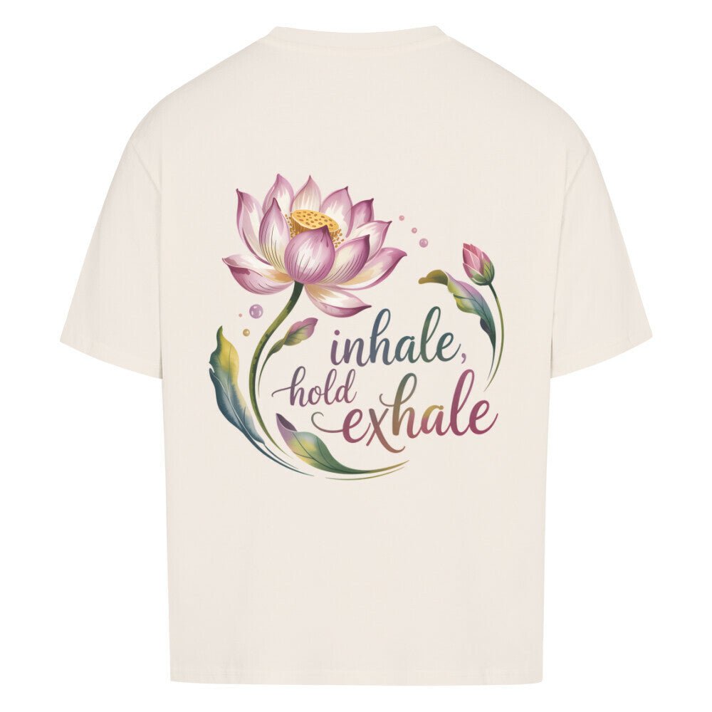 Inhale exhale - Cosmic Flow Oversize Shirt - Lunaura
