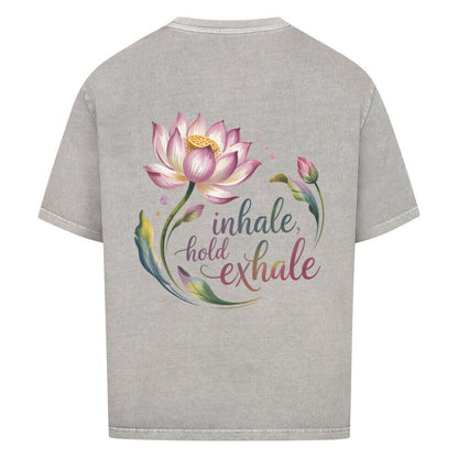Inhale exhale - Cosmic Flow Oversize Shirt - Lunaura