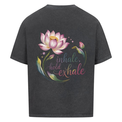 Inhale exhale - Cosmic Flow Oversize Shirt - Lunaura
