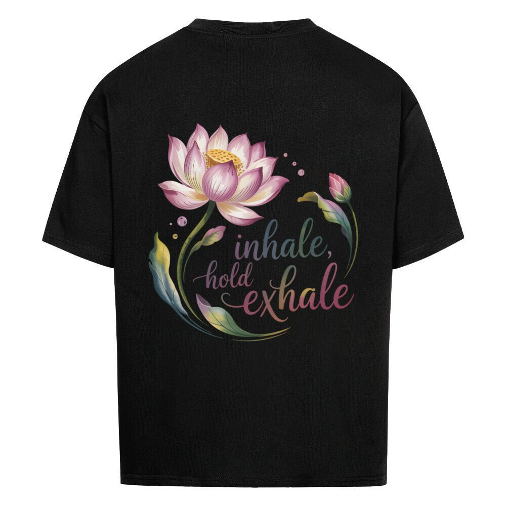 Inhale exhale - Cosmic Flow Oversize Shirt - Lunaura