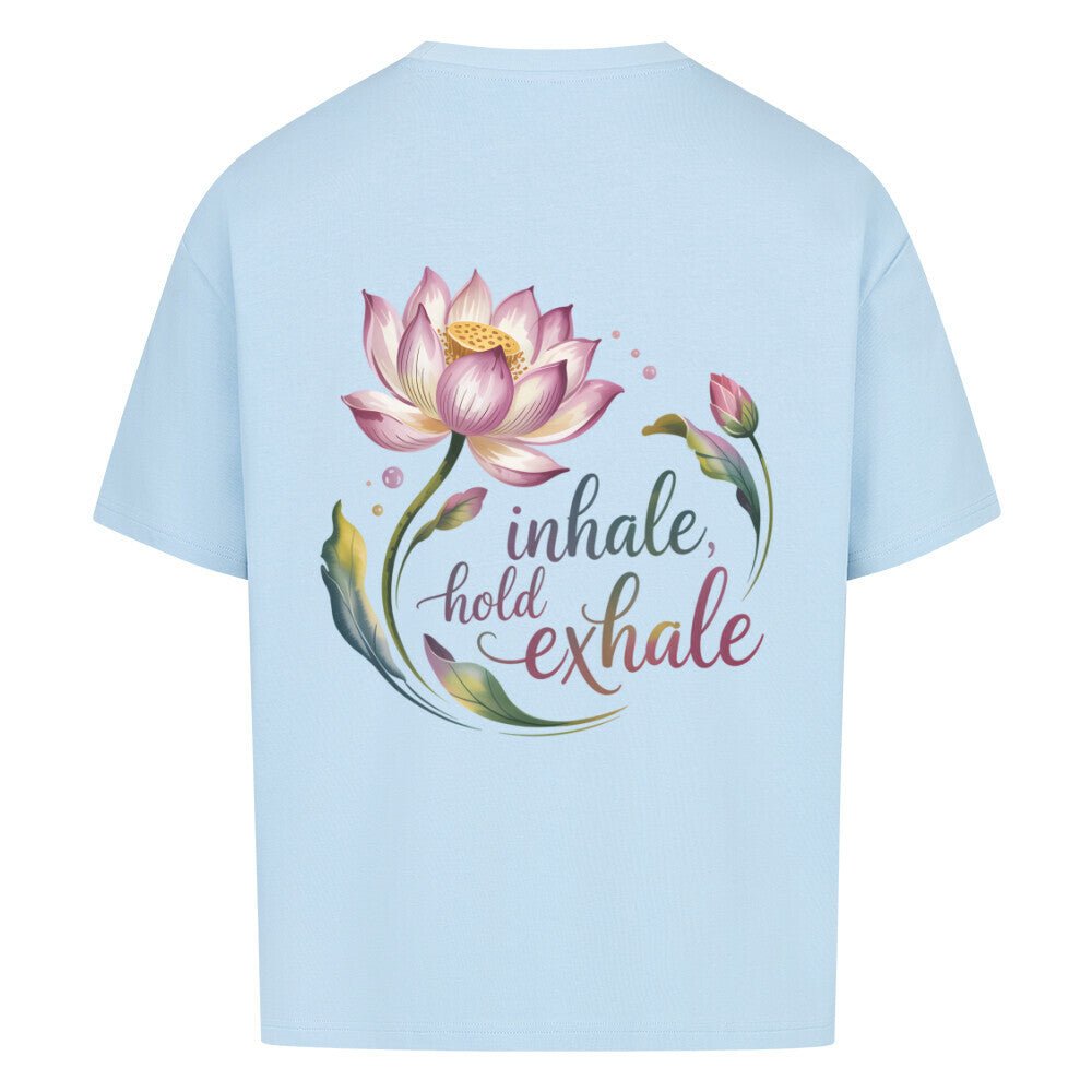 Inhale exhale - Cosmic Flow Oversize Shirt - Lunaura