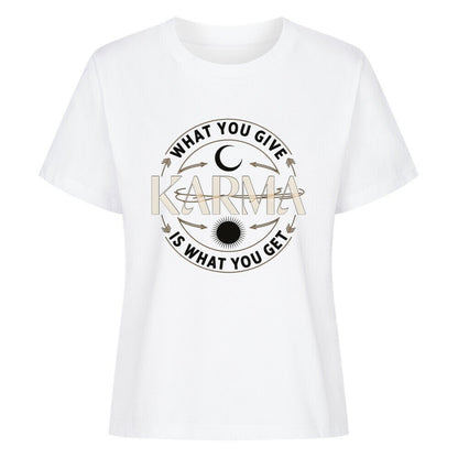 Karma – What You Give Is What You Get - SoulFit Organic Women Shirt - Lunaura