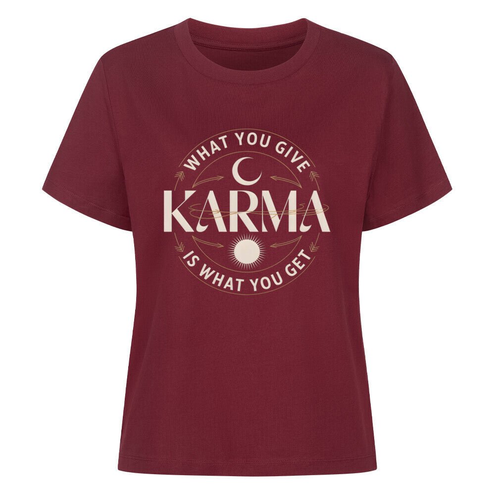 Karma – What You Give Is What You Get - SoulFit Organic Women Shirt - Lunaura