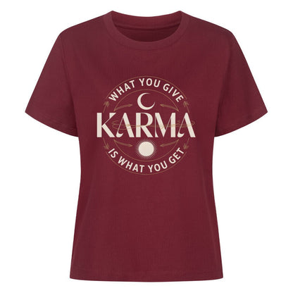 Karma – What You Give Is What You Get - SoulFit Organic Women Shirt - Lunaura