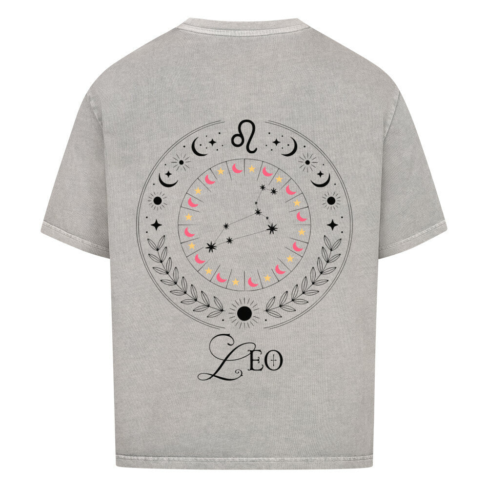 Leo - Löwe Cosmic Flow Oversize Shirt - Lunaura