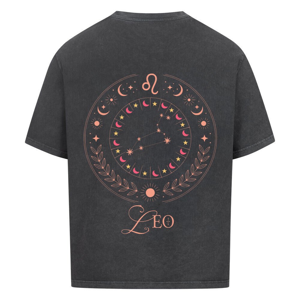 Leo - Löwe Cosmic Flow Oversize Shirt - Lunaura