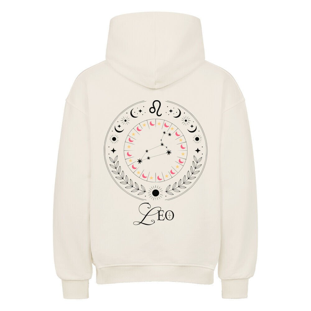 Leo - Löwe Shadow Shell Oversize Hoodie - Lunaura