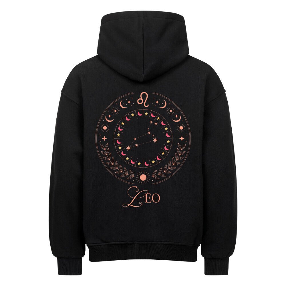 Leo - Löwe Shadow Shell Oversize Hoodie - Lunaura