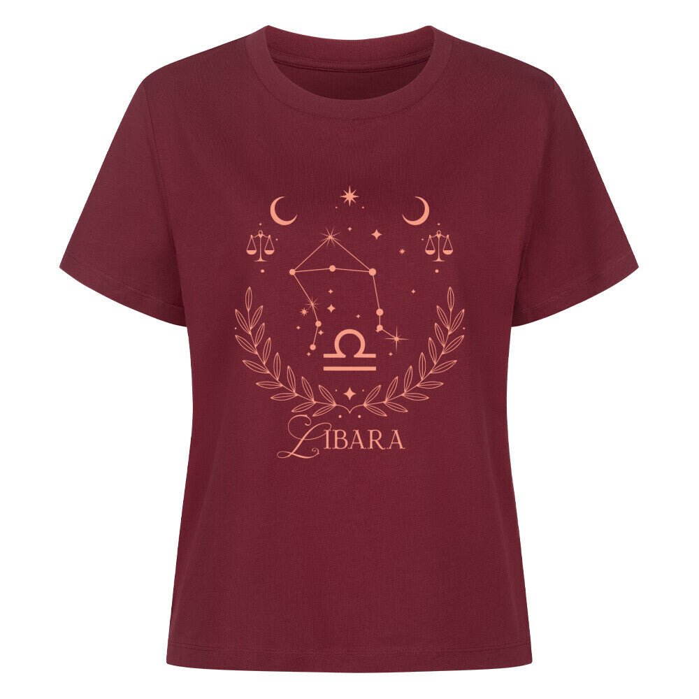 Libara - Waage SoulFit Organic Women Shirt - Lunaura