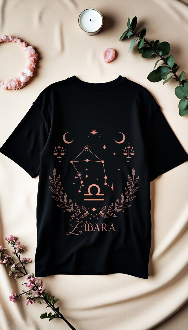 Libara - Wage Cosmic Flow Oversize Shirt - Lunaura