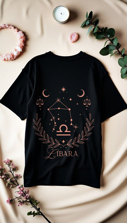 Libara - Wage Cosmic Flow Oversize Shirt - Lunaura