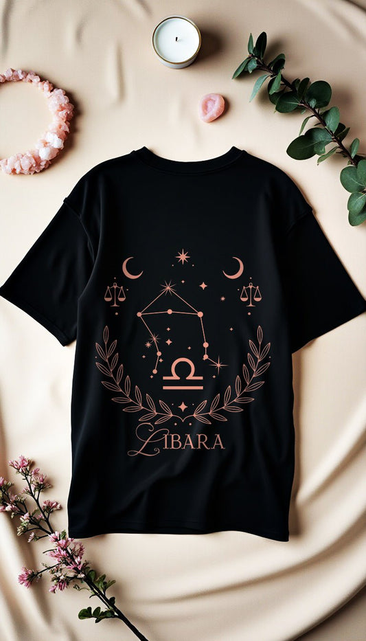 Libara - Wage Cosmic Flow Oversize Shirt - Lunaura