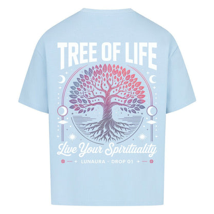 Live Your Spirituality - Cosmic Flow Oversize Shirt - Lunaura