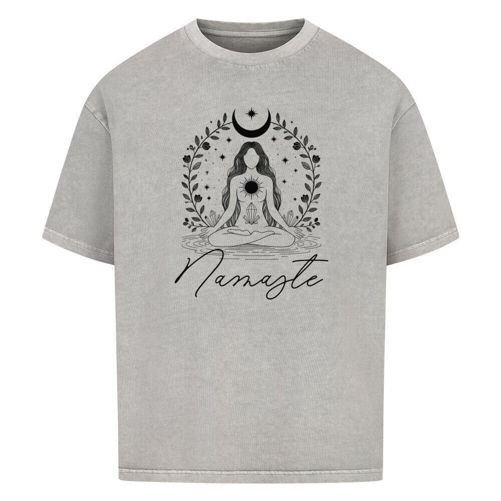 Namaste - Cosmic Flow Oversize Shirt - Lunaura