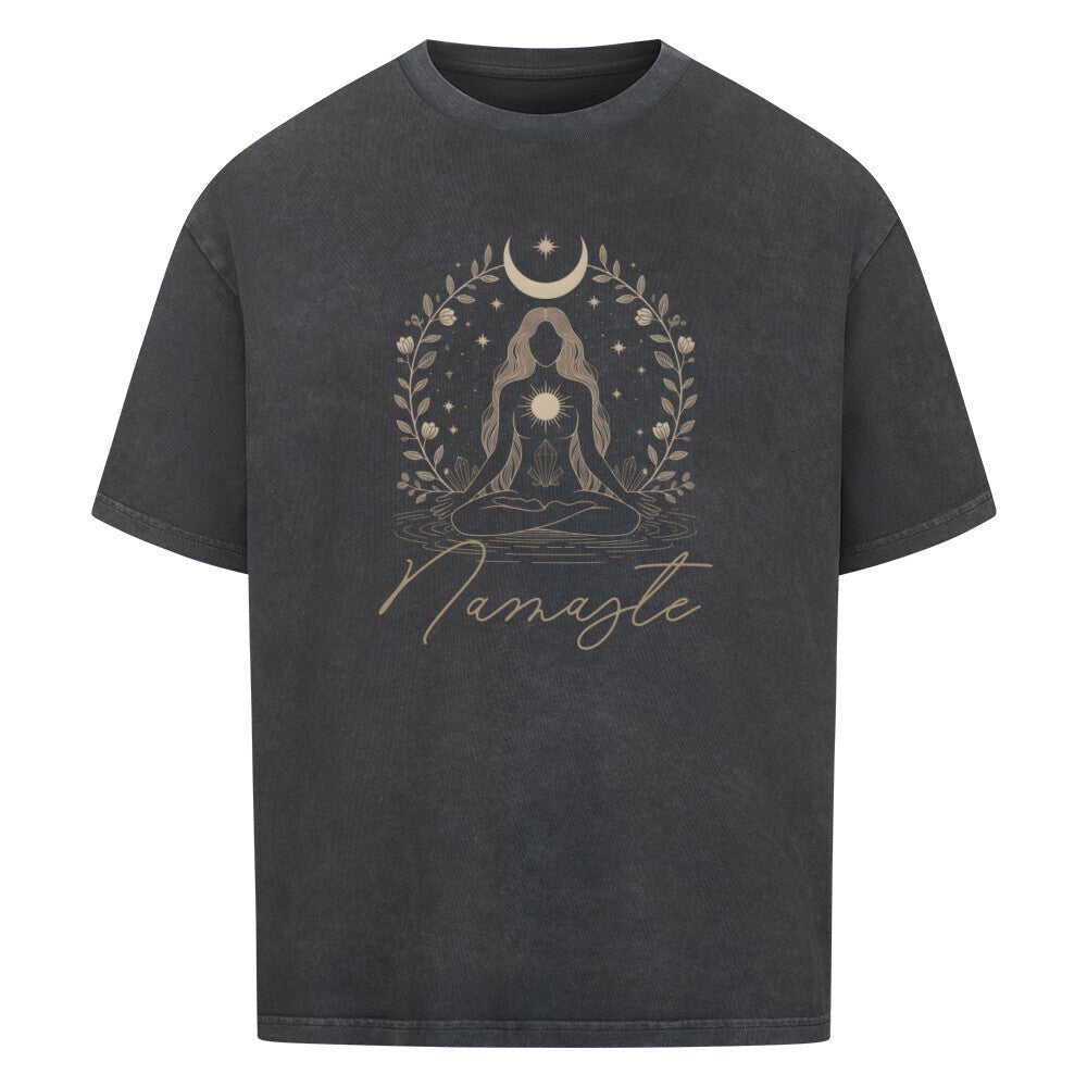 Namaste - Cosmic Flow Oversize Shirt - Lunaura