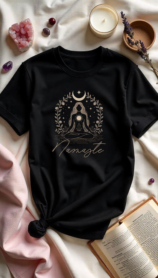 Namaste - SoulFit Organic Women Shirt - Lunaura