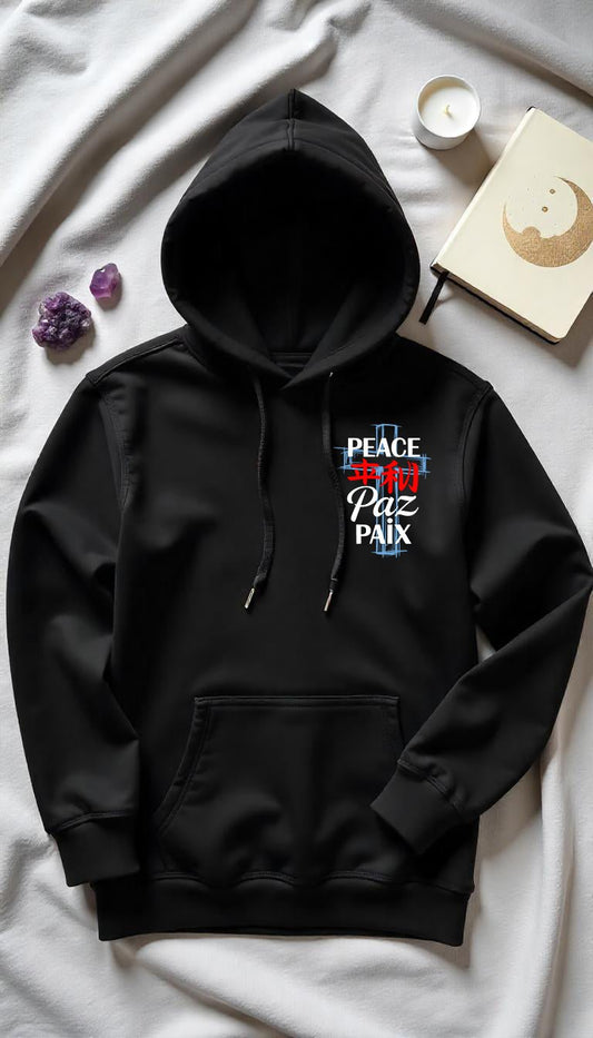 PEACE - Cosmic Comfort Hoodie - Lunaura