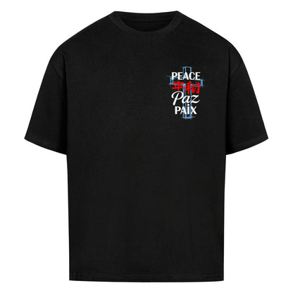 PEACE - Cosmic Flow Oversize Shirt - Lunaura